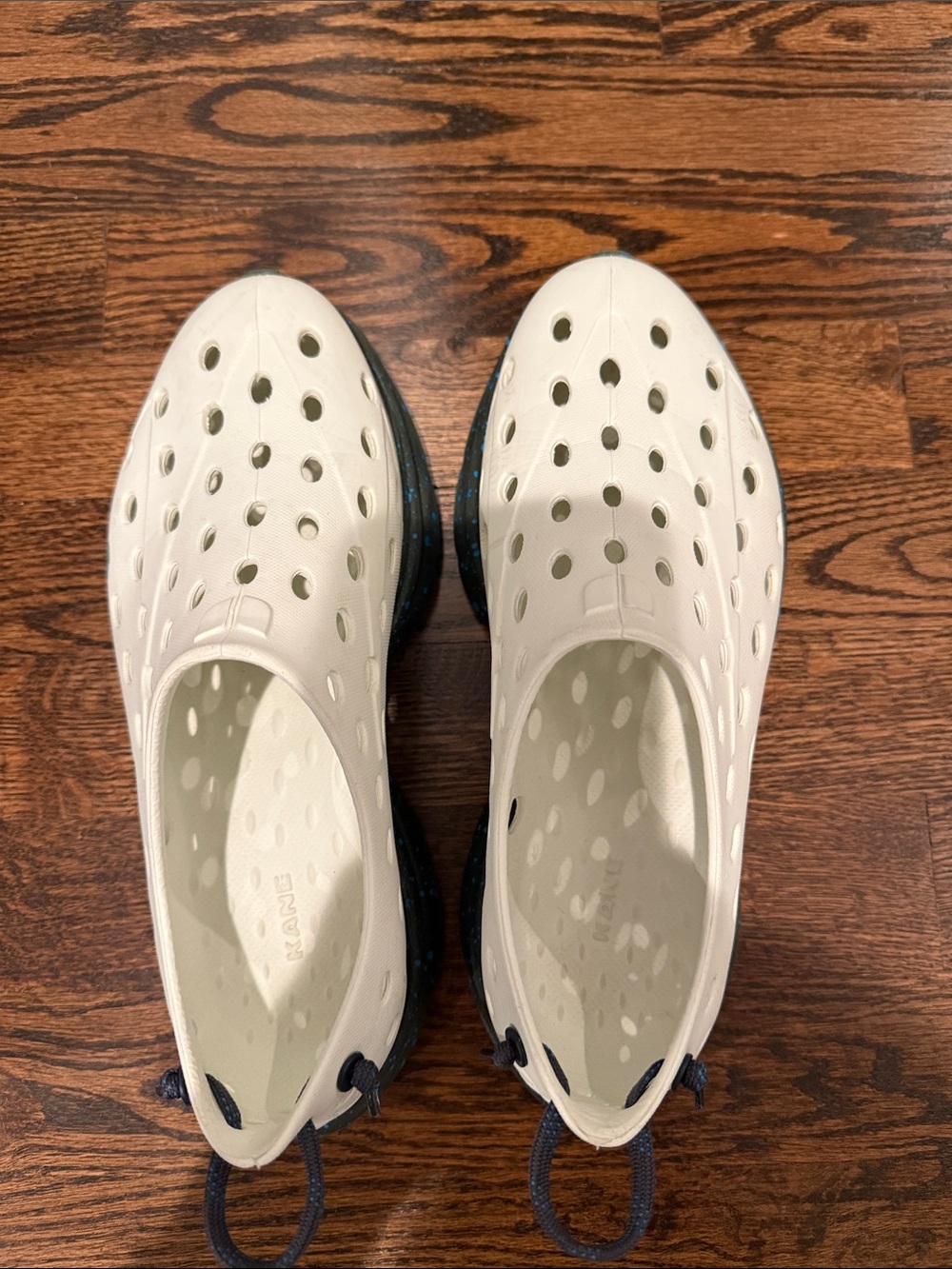 Men's White Ventilated Slip-On Water Clogs